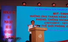 Hơn 1.000 người tham gia mít tinh hưởng ứng phòng chống HIV/AIDS tại TP.HCM
