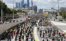 40.000 người tham gia diễu hành bằng xe đạp tại Moscow (Nga)