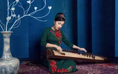 Minh Hương đẹp nền nã trong trang phục áo dài cách tân