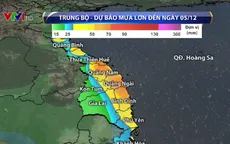 Mưa lũ tại miền Trung còn kéo dài, gây nguy cơ lũ quét, sạt lở đất