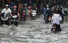 Cảnh báo ngập lụt khu vực nội thành Hà Nội