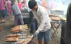 Đổ xô mua cá lóc nướng ngày vía Thần Tài tại TP.HCM