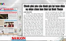 Nhìn lại vụ nhận chìm 1 triệu m3 vật chất xuống biển Bình Thuận