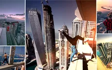 Thót tim với những màn nhào lộn trên cao ốc