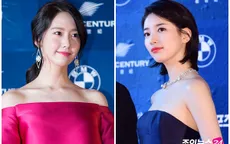 Lễ trao giải Baeksang 2017: Yoona (SNSD) rực rỡ sắc đỏ, Suzy e ấp trong bộ váy navy