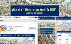 Trải nghiệm lấy thông tin quy hoạch từ phần mềm tại TP.HCM