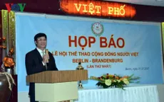 Họp báo Ngày hội thể thao cộng đồng người Việt Berlin-Brandenburg