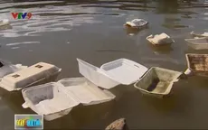Sông, rạch ở ĐBSCL ngập tràn rác thải