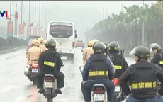 Công an Quảng Ninh ra quân đảm bảo an toàn giao thông dịp Tết