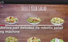 Robot có thể trộn salad