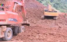 Lai Châu khắc phục tình trạng sạt lở trên Quốc lộ 12