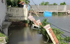 Sạt lở nghiêm trọng tại huyện Nhà Bè, TP.HCM