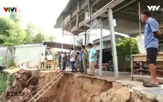 Đồng Tháp sẽ cưỡng chế di dời các hộ dân sống trong vùng sạt lở