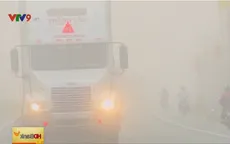 Sương mù xuất hiện dày đặc tại Cần Thơ