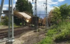 Sập cầu đang xây ở Thụy Điển, 12 người bị thương
