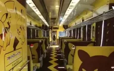 Trải nghiệm tàu hỏa Pikachu ở Nhật Bản