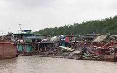 Bắt giữ 6 tàu hút cát quy mô lớn ở Quảng Ninh