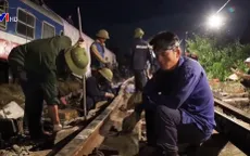 4 chuyến tàu trễ do tai nạn ở Quảng Bình đã về đến Hà Nội