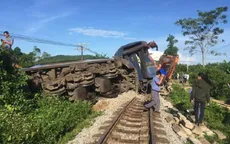 Đường sắt Bắc Nam đã thông tuyến sau vụ tai nạn tại Quảng Bình