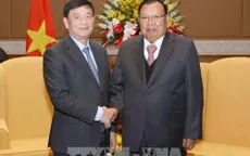 Tổng Bí thư, Chủ tịch nước Lào tiếp Đoàn đại biểu Hội Hữu nghị Việt Nam – Lào