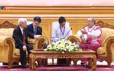 Tổng Bí thư hội kiến Chủ tịch Quốc hội Myanmar