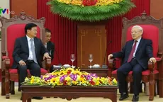 Tổng Bí thư tiếp Thủ tướng Lào
