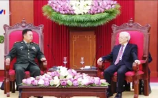 Tổng Bí thư tiếp đoàn Quân ủy Trung ương Trung Quốc