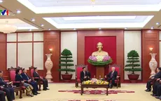 Tổng Bí thư tiếp Phó Chủ tịch nước Lào