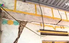 Sụt lún đất nghiêm trọng tại Thái Nguyên