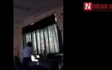 Kiểm điểm thầy giáo dùng gậy đánh học sinh