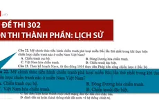 Đáp án môn Lịch sử thi THPT Quốc gia 2017 vẫn gây nhiều tranh cãi