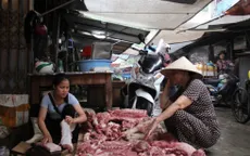 Bắt khẩn cấp hai đối tượng hắt dầu luyn vào thịt lợn