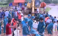 Thanh Hóa xử lý, khắc phục đê điều bị hư hại do mưa lũ