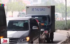 Có "bùa hộ mệnh", xe thư báo trá hình chở hàng trong giờ cấm