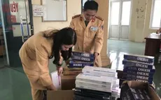 Bắt vụ vận chuyển 3.600 bao thuốc lá lậu ở Thanh Hóa