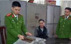 Bắt giữ đối tượng vận chuyển thuốc nổ trái phép ở Nghệ An