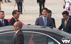Chùm ảnh: Thủ tướng Canada Justin Trudeau đến Đà Nẵng dự APEC 2017