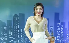 Tiêu Châu Như Quỳnh duyên dáng ở hậu trường Chuyện của sao