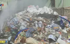 Tiêu hủy gần 2 tấn nguyên liệu thức ăn chăn nuôi trộn hóa chất công nghiệp