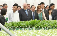 Tổng thống Israel thăm mô hình nông nghiệp công nghệ cao