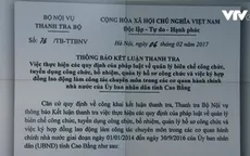 Cao Bằng bổ nhiệm một số cán bộ không đủ điều kiện