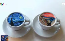 "Cà phê tranh" hút hồn giới trẻ Hàn Quốc