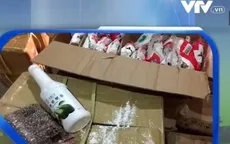 Thu giữ số lượng lớn nguyên liệu trà sữa không rõ nguồn gốc