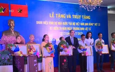 TP.HCM tặng và truy tặng danh hiệu Mẹ Việt Nam anh hùng