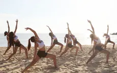Hoa hậu Hữu nghị ASEAN: Dàn người đẹp trải nghiệm yoga dưới ánh bình minh