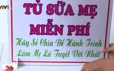 Ấm lòng tủ sữa miễn phí cho trẻ sơ sinh giữa lòng TP.HCM