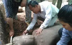 Tìm thấy tượng cổ tại quần thể di tích Angkor