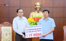 Nhiều cơ quan, tổ chức quyên góp ủng hộ đồng bào bị thiệt hại do mưa lũ