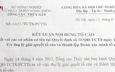 Bắt tạm giam 3 cán bộ thuộc Tổng cục Thủy sản