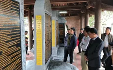 Khánh thành hệ thống bia Tiến sĩ Văn miếu Mao Điền